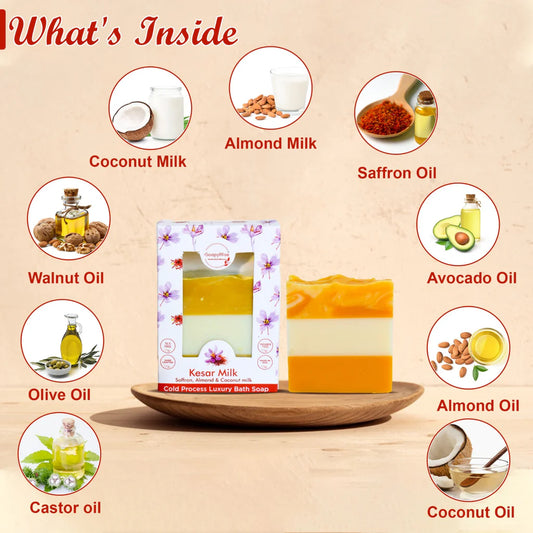 Kesar Milk Bath Soap