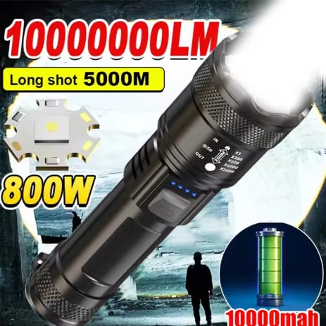 High Strong Power Led Flashlights 2000LM
