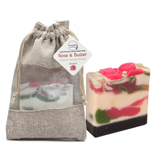 Soft & Silky Rose Soap – With Shea & Mango Butter | Handmade Soap by Soapywise