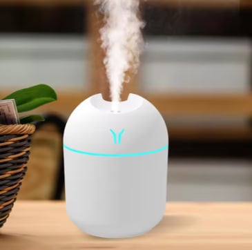 250ML USB Mini Air Humidifier Aroma Essential Oil Diffuser For Home Car Ultrasonic Mute Mist Maker Diffuser with LED Color Lamp