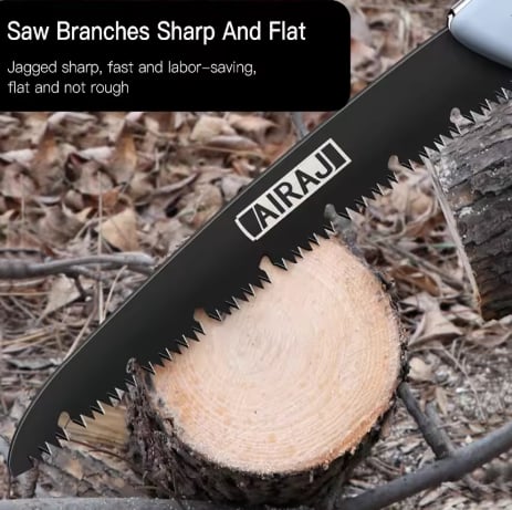 AIRAJ Folding Saw Woodworking Folding hacksaw Multifunction Cutting Wood Sharp Camping Garden Prunch Saw Tree Chopper Knife Hand