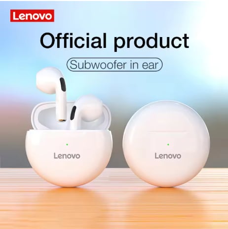 Lenovo LivePods HT38 TWS Bluetooth Earphone Mini Wireless Earbuds with Mic for iPhone Xiaomi Sport Waterproof 9D Stere Headphone